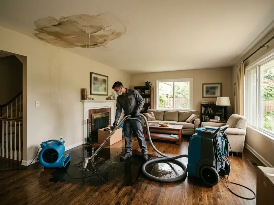 attic-pipe-burst-ceiling-drip-008 — frequently asked questions, Water Damage Restoration & Carpet Care in Cambridge, MD